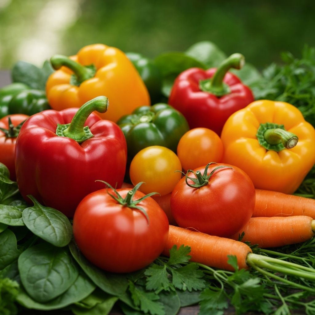 Värikkäät vihannekset